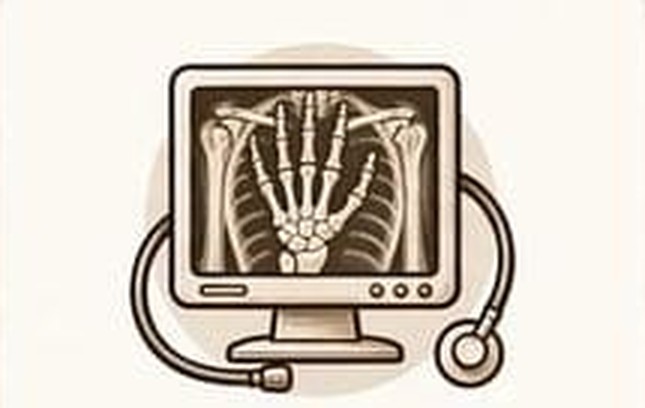 Diagnostics and X-ray icon